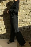 Elbury Huggle Luxury Knit Co Ord Set Black /55=